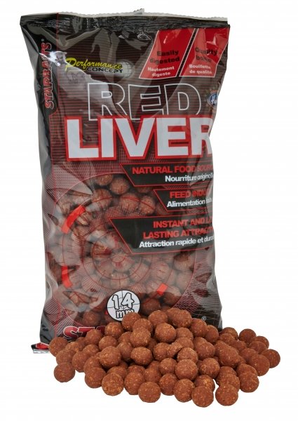 Bouillettes PC Red Liver de chez Starbaits