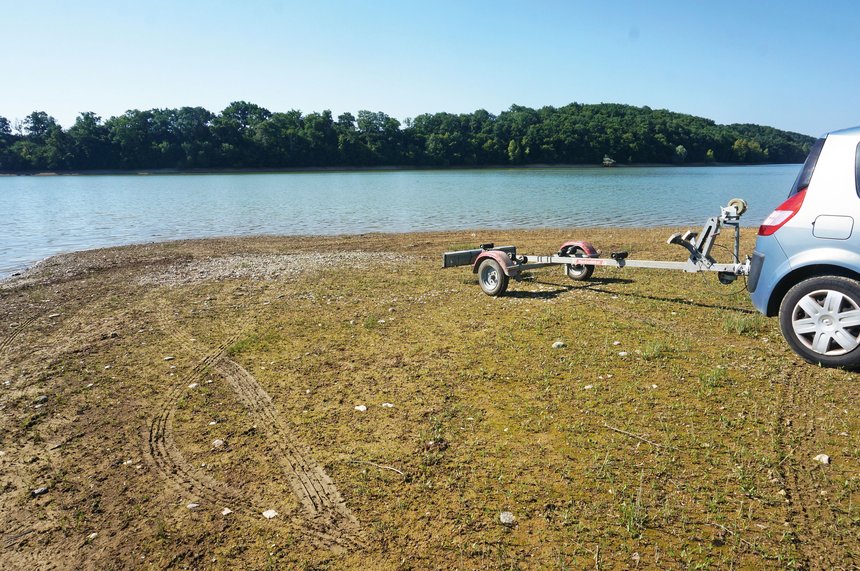 lac astarac mise à l'eau