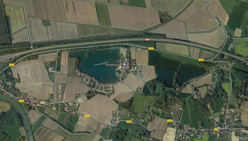 Le domaine du lac de Sames