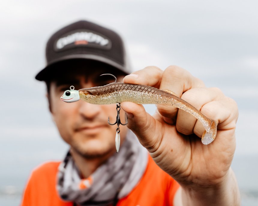 Le leurre souple The Kickman de Rapala